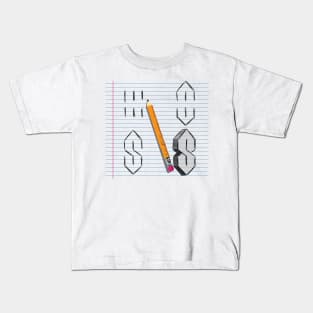 Universal Cool Point S Doodle 90s kids middle school meme Kids T-Shirt